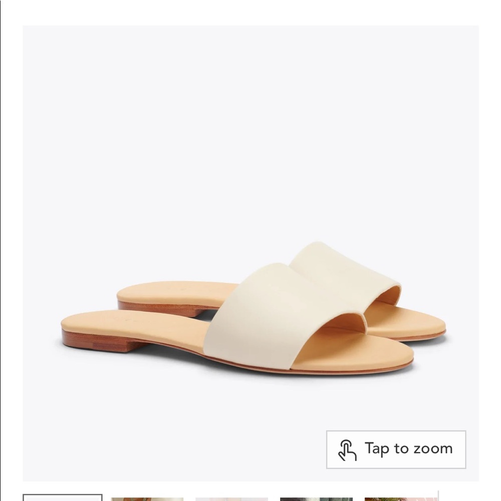 New Nisolo Isla Slide White leather 7